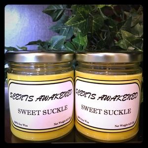 1 6 OZ 100% Soy Honeysuckle Jasmine Candle